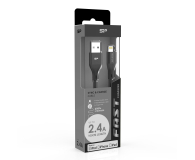 Silicon Power Kabel USB-Lightning MFI Silicon 1m w otulinie czarny # - 1457756 - zdjęcie 2